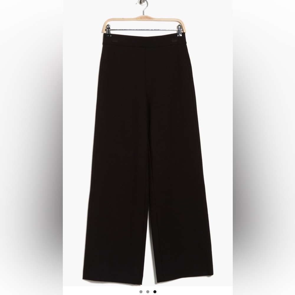 Rag & Bone Black Iris Pointe Wide-Leg Women's Trousers